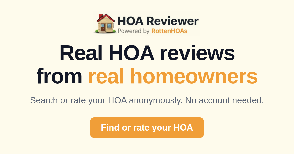 I built a "Glassdoor for HOAs" after my own bad HOA experience. What would you change?