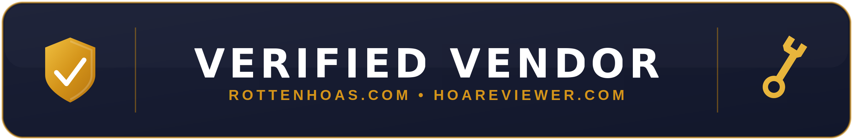 HOAReviewer Verified Vendor Badge